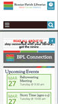 Mobile Screenshot of bossierlibrary.org